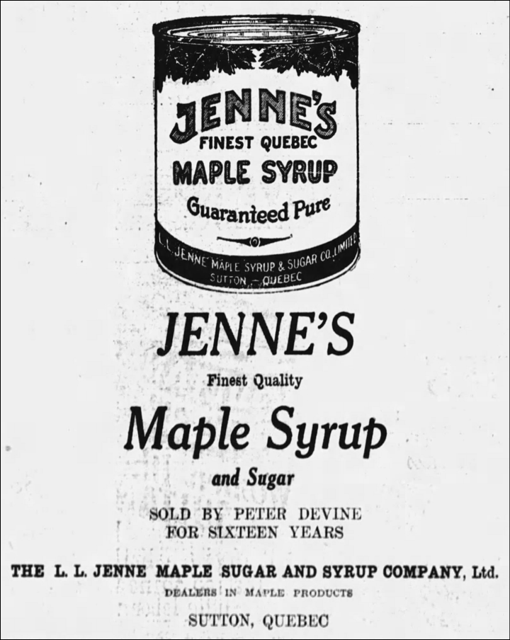 Dominion & Grimm Archives Maple Syrup History