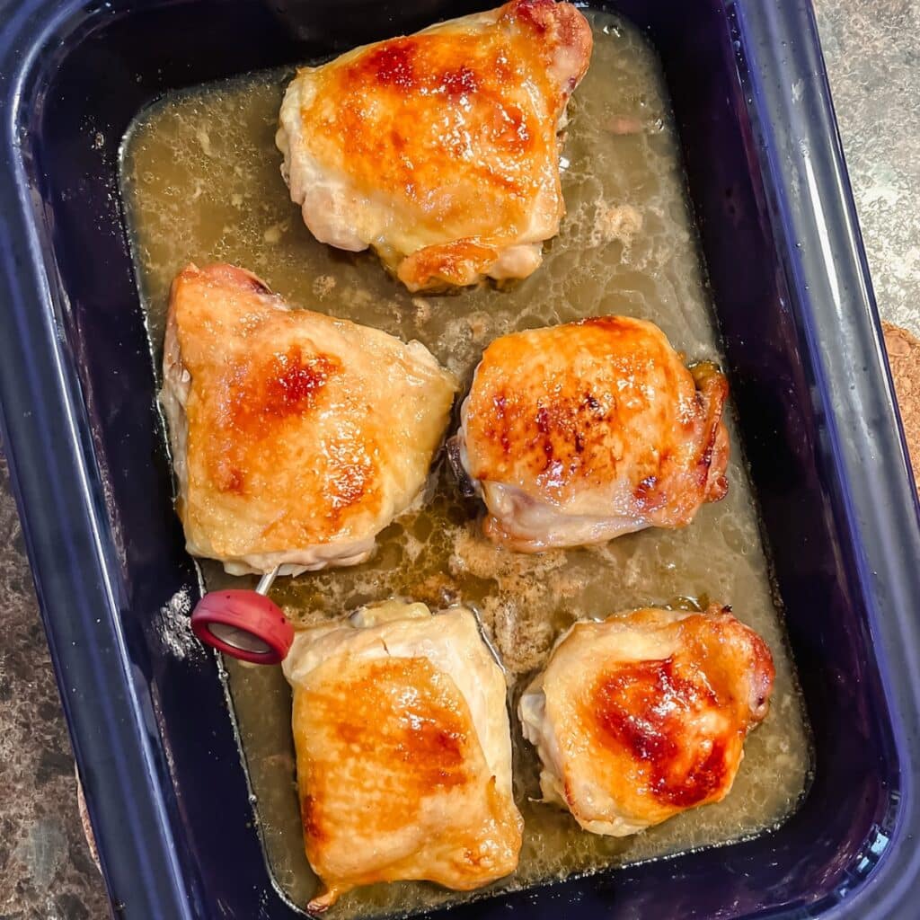 Easy baked maple chicken with real maple syrup