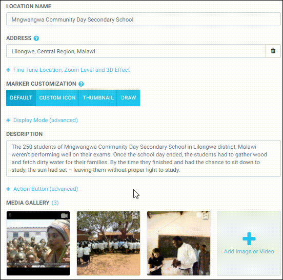 Image caption and credit Mapme