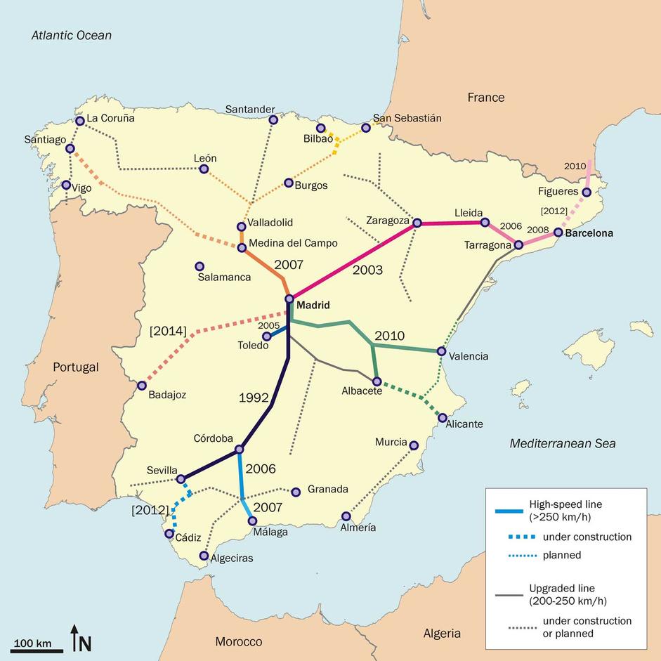 You can now get trains all over Spain for just €9