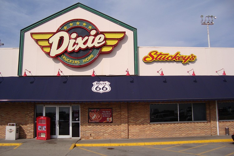 Dixie Truck Stop Map of Route 66