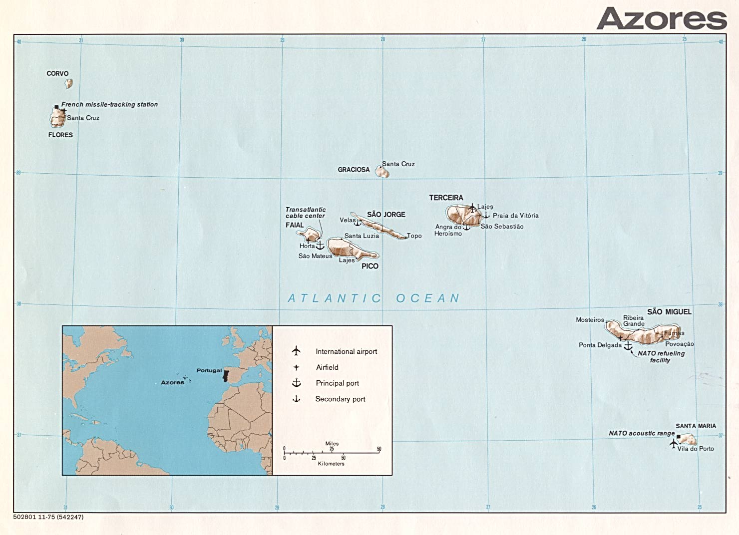 Azores Islands Map Azores • mappery
