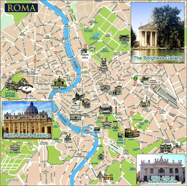 tourist map of rome italy | Sylvie Guillems