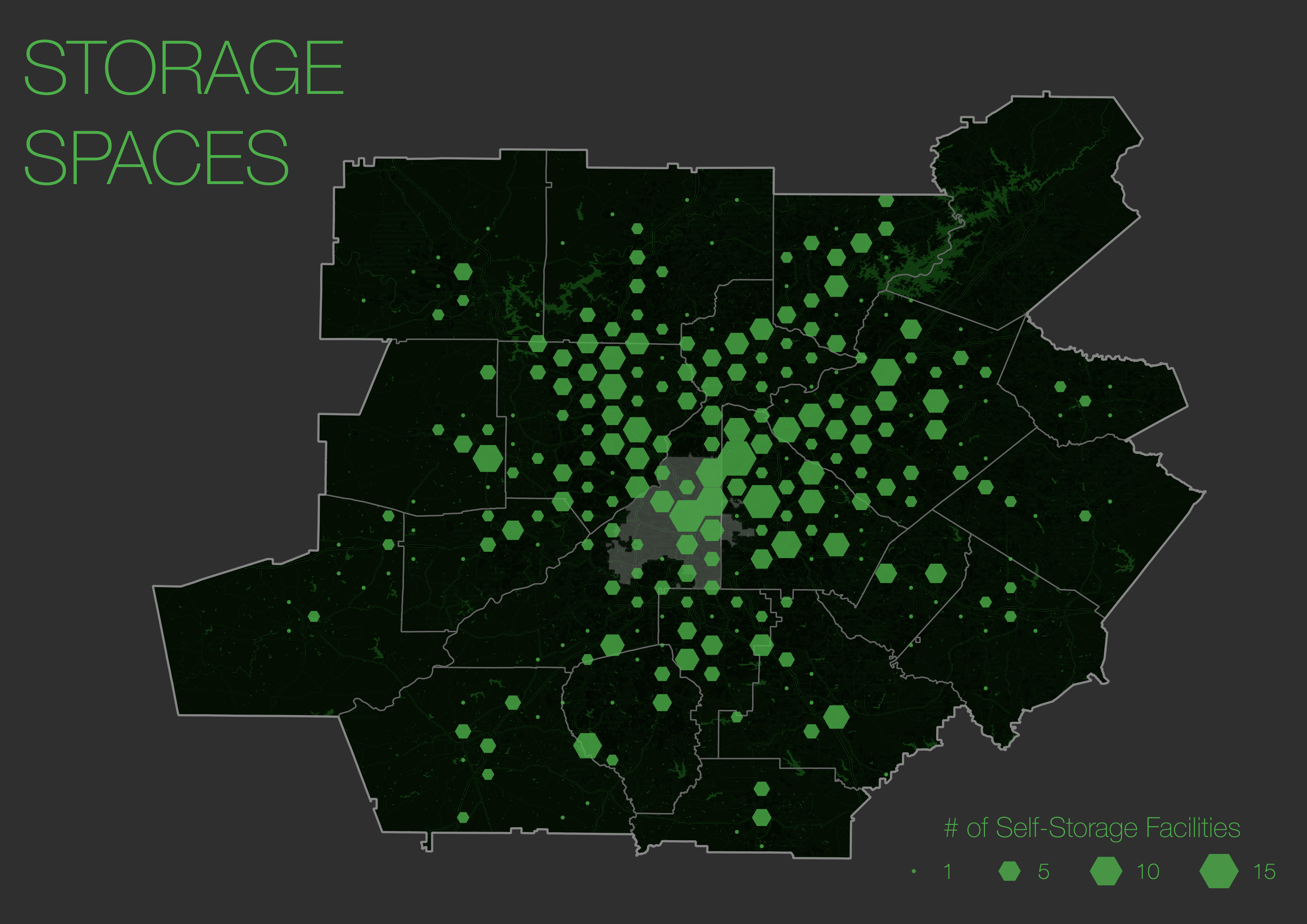 Storage Spaces mapping atlanta