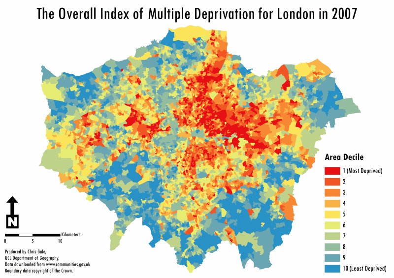 Changing Deprivation in London Mapping London