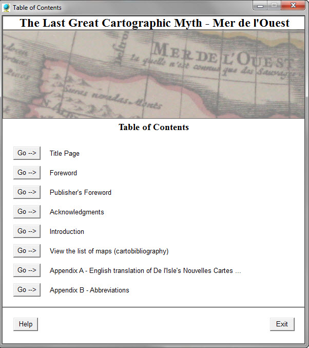 MapRecord Publications Mer de l'Ouest