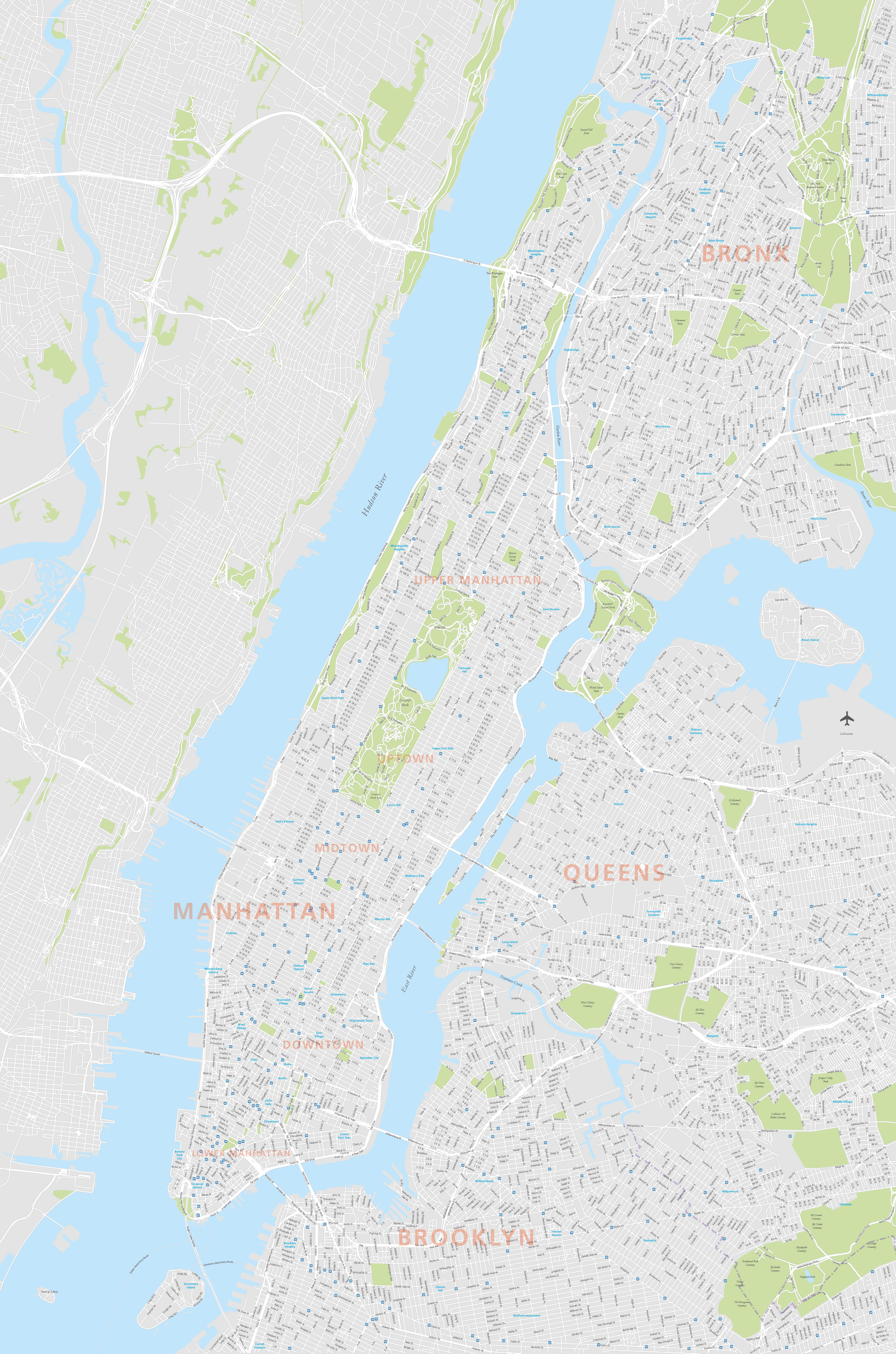 Manhattan History, Map, Population, & Points of.
