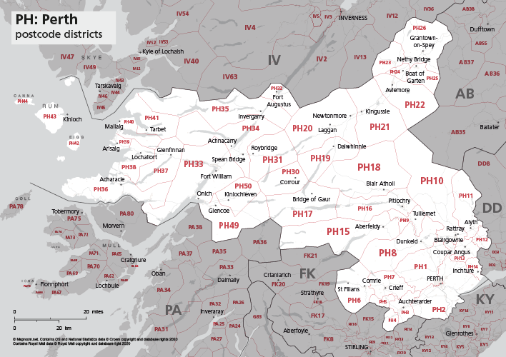 Ph Postcode Map