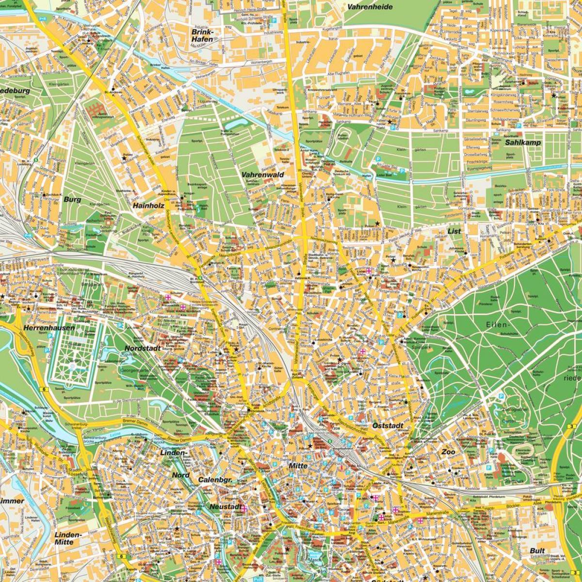 Mitte map Map of mitte berlin (Germany)