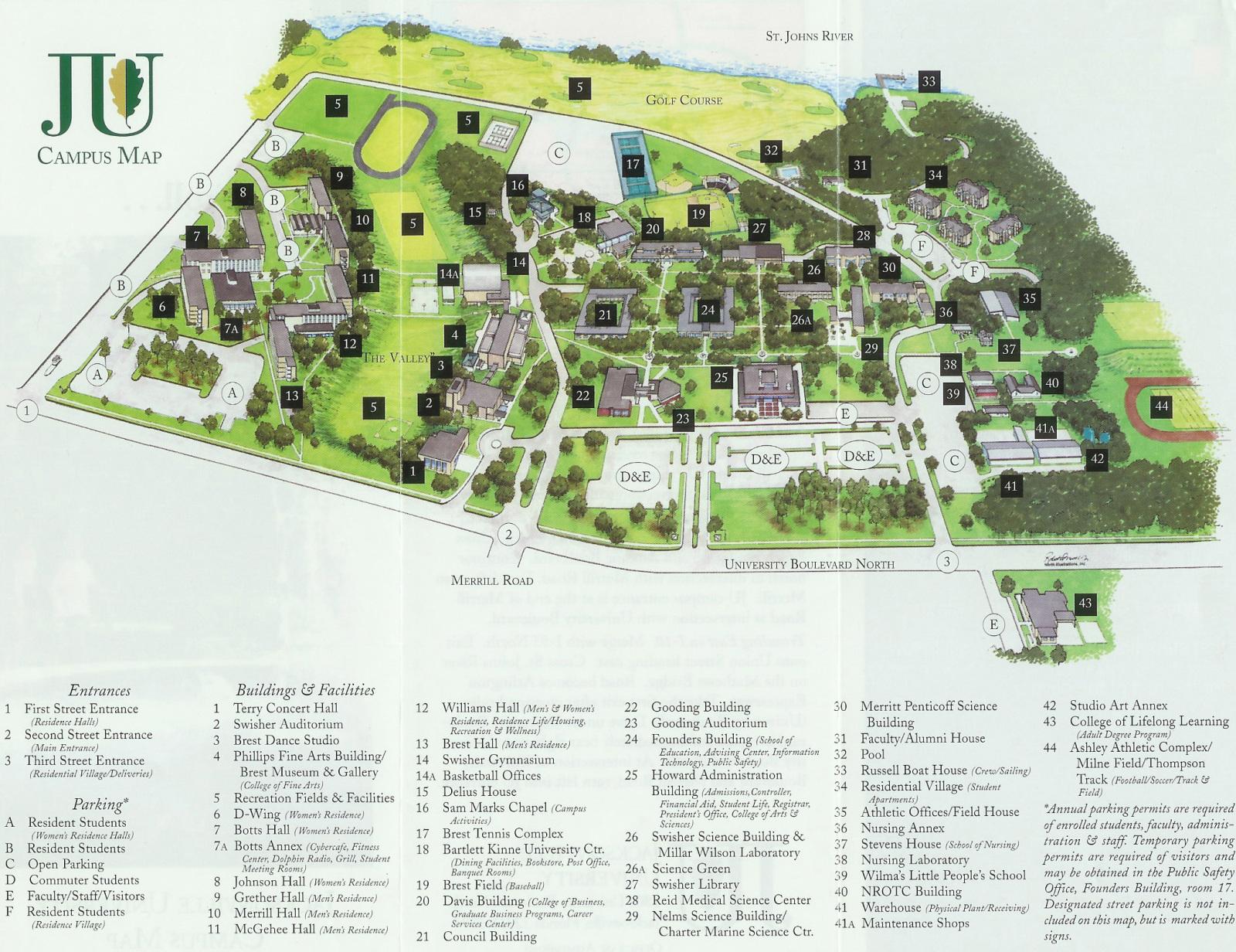 Jacksonville school map Jacksonville school district map (Florida USA)