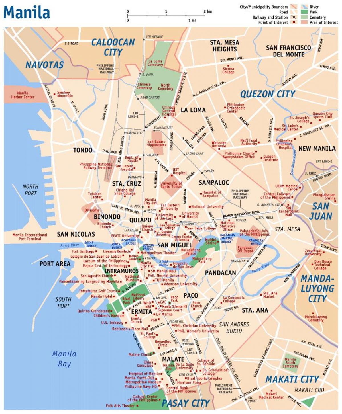 Malate map Robinson malate map (Philippines)