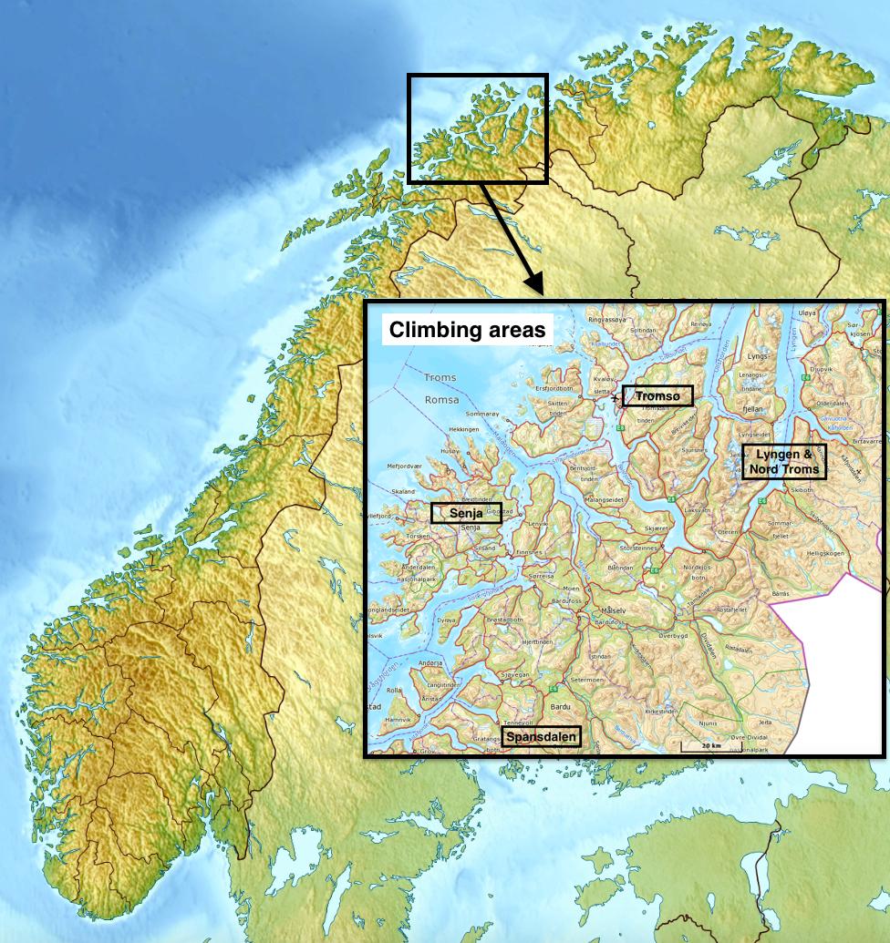 Tromso Norway map Tromsø Norway map (Northern Europe Europe)