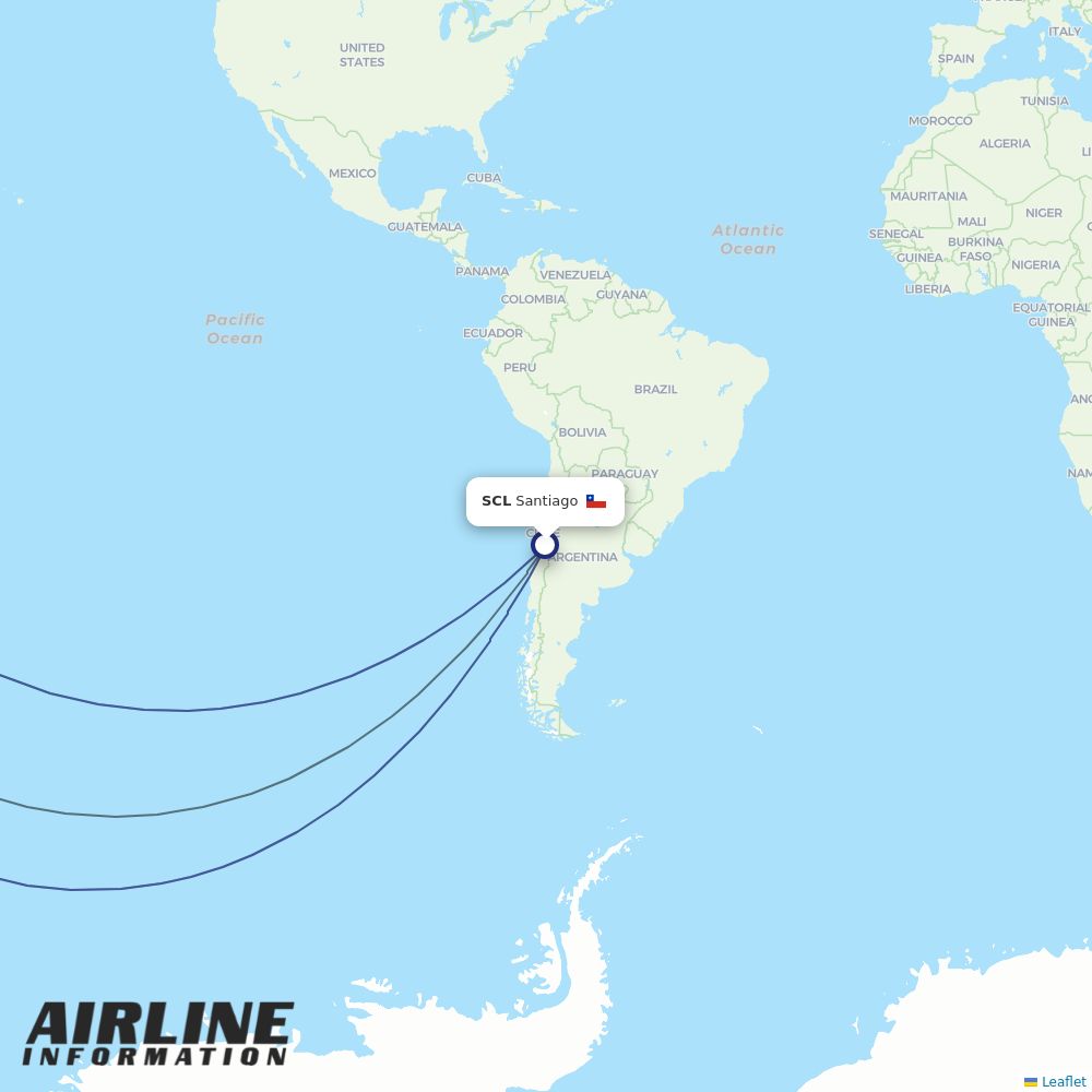 Airlines with flights from Santiago to Sydney (SCL to SYD) Airline