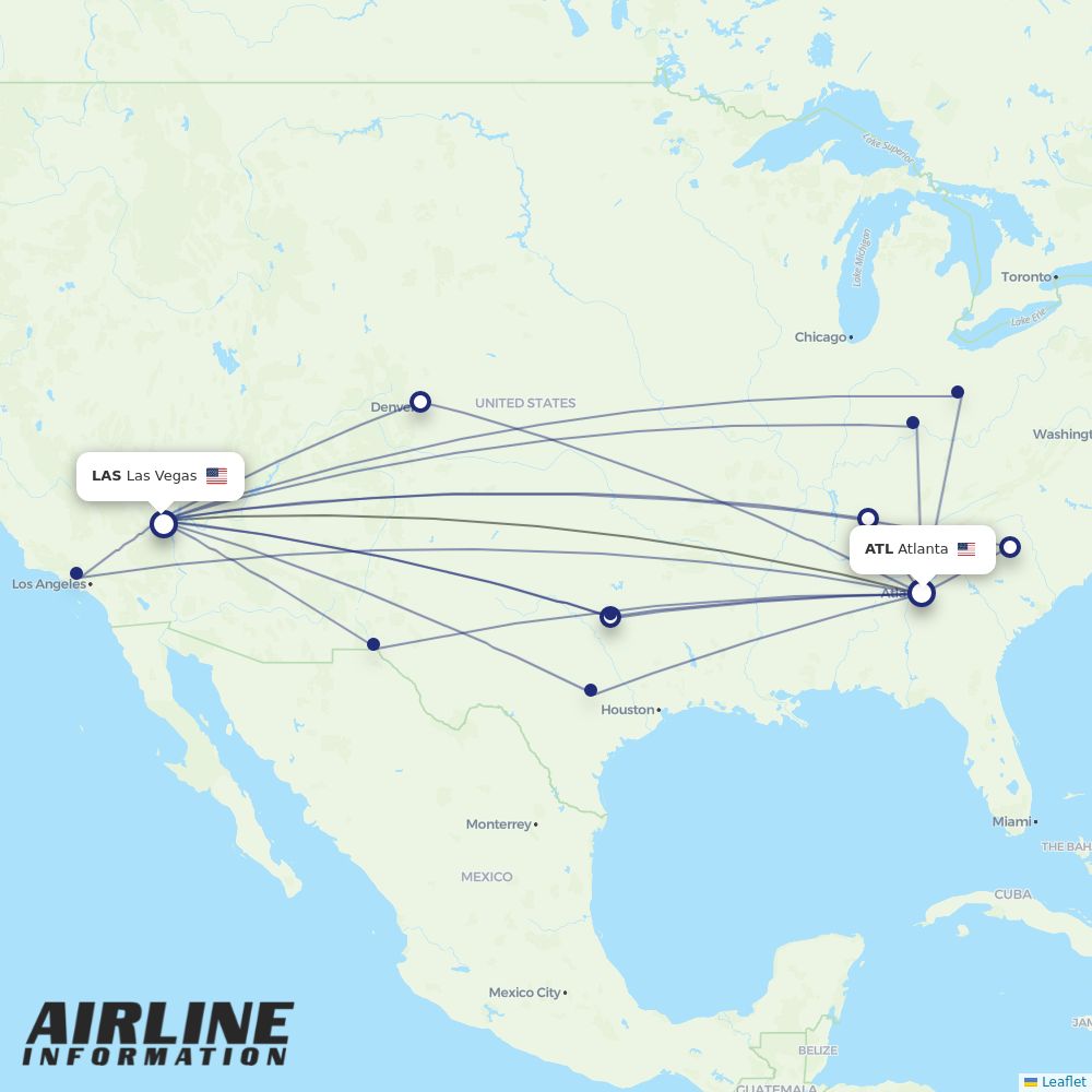 Airlines with flights from Atlanta to Las Vegas (ATL to LAS) Airline