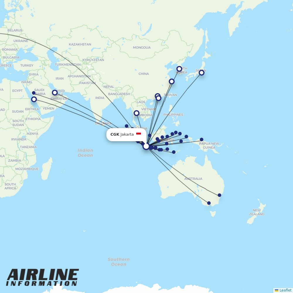 Airline info a guide to Garuda Indonesia Airline Information
