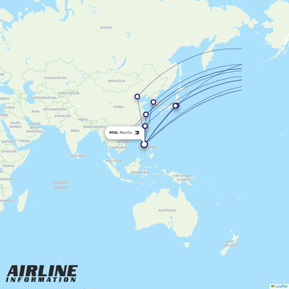 Airlines with flights from Manila to Los Angeles (MNL to LAX) Airline