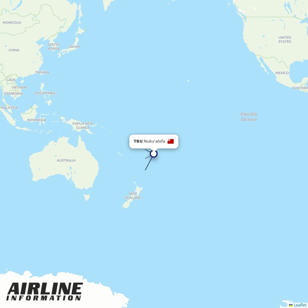Airlines with flights from Nuku'alofa to Sydney (TBU to SYD) Airline