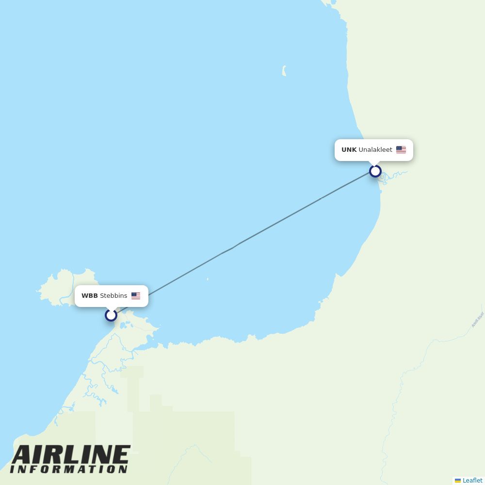 Airlines with flights from Stebbins to Unalakleet (WBB to UNK