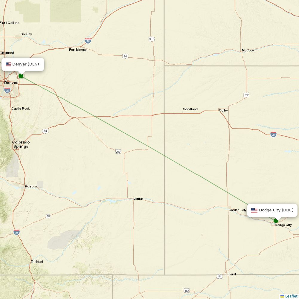 Dodge City Regional Airport airport map Dodge City (DDC) Airport