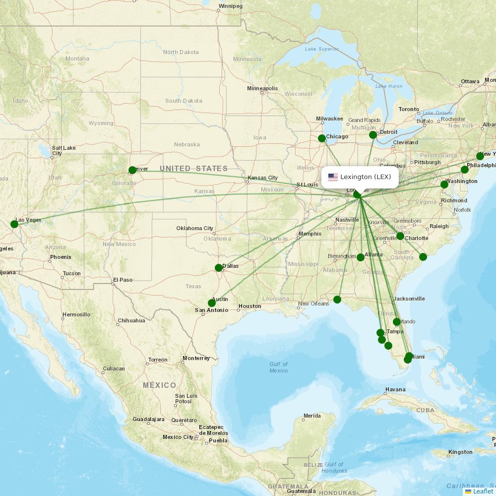 Lexington information, flights and status Airport Information