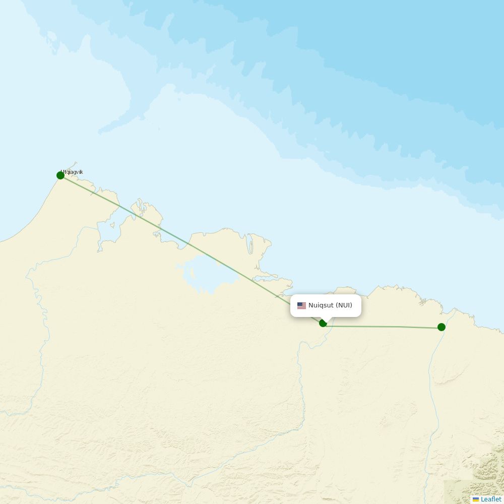 Nuiqsut Airport airport map Nuiqsut (NUI) Airport Information