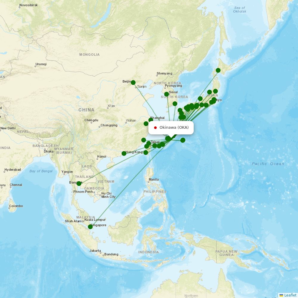 Okinawa information, flights and status Airport Information