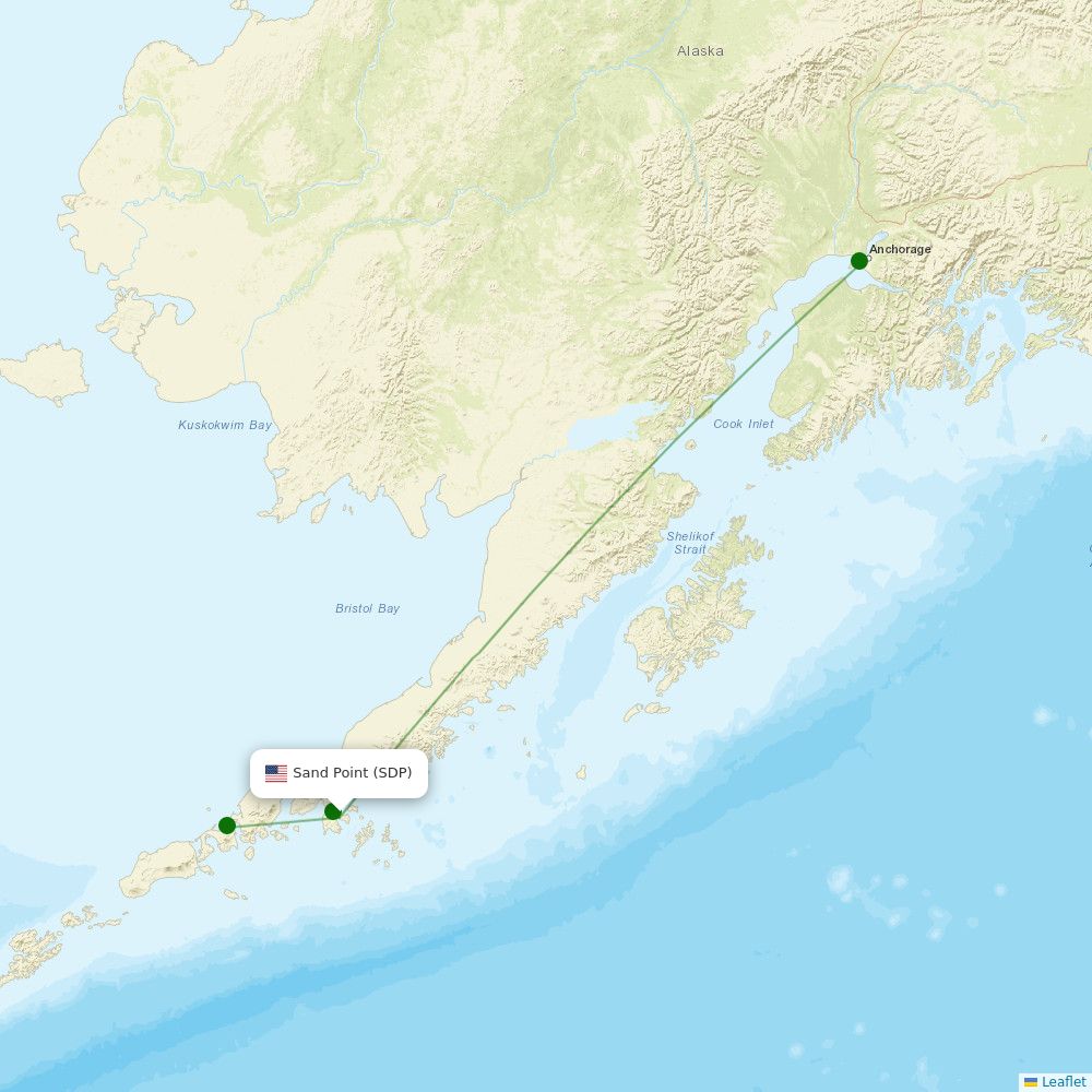 Sand Point Airport airport map Sand Point (SDP) Airport Information