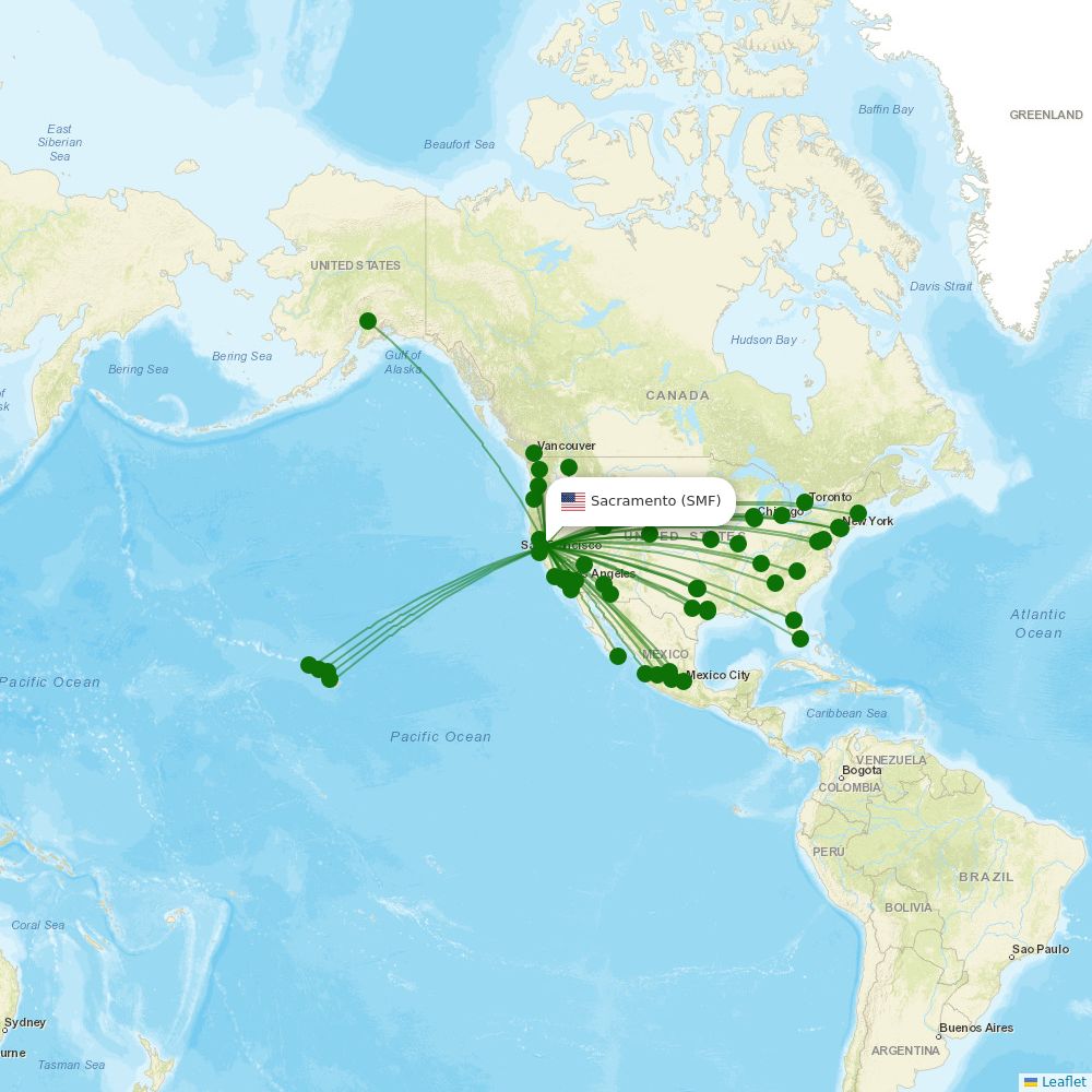 Sacramento International airport map Sacramento (SMF) Airport Information