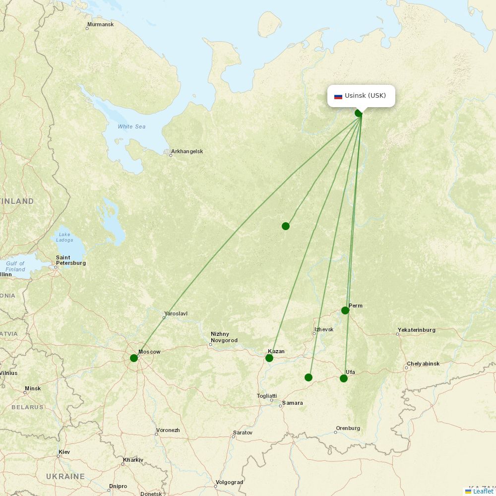 Usinsk information, flights and status Airport Information