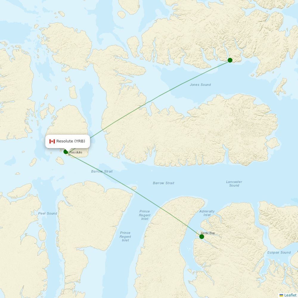 Resolute Bay information, flights and status Airport Information