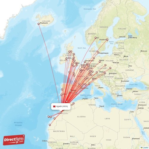Direct flights to Casablanca CMN, Morocco
