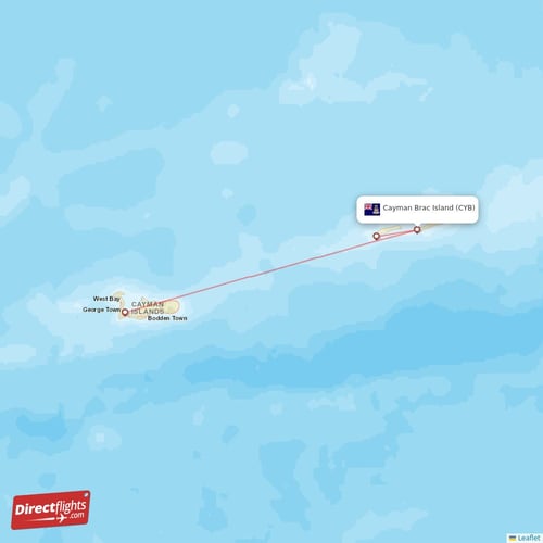 Direct flights to Grand Cayman Island GCM, Cayman Islands