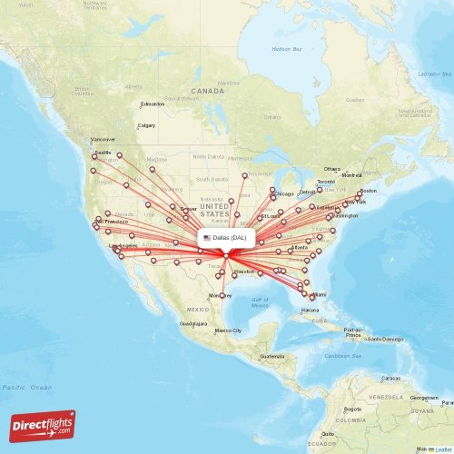 Direct flights from Dallas 259 destinations DFW, USA