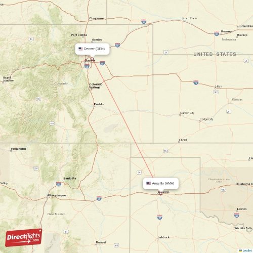 Direct flights from Denver to Dallas, DEN to DFW nonstop