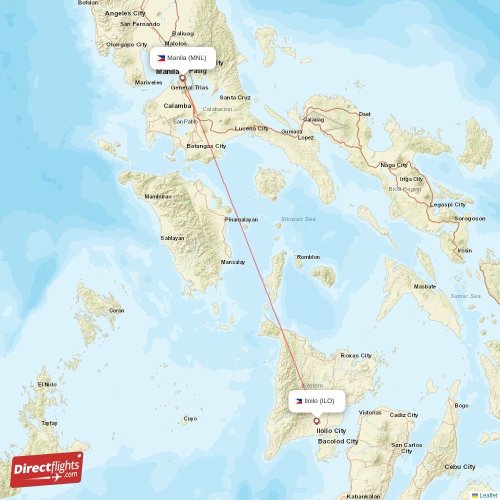 Direct flights from Iloilo to Manila, ILO to MNL nonstop
