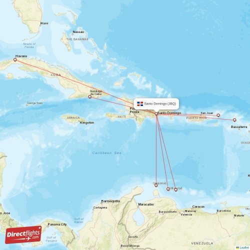 Direct flights to Puerto Plata POP, Dominican Republic