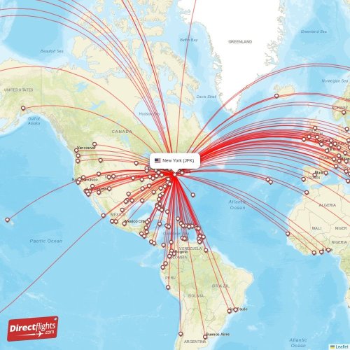 Direct flights only — All nonstop destinations from every airport