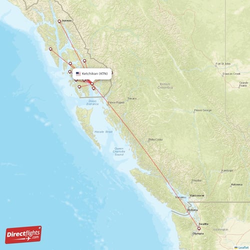 Direct flights to Fairbanks FAI, USA