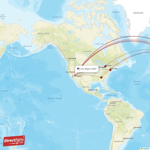 Direct flights from Las Vegas to Manchester, LAS to MAN nonstop