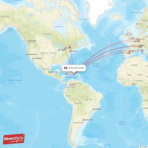 Direct flights to Puerto Plata POP, Dominican Republic