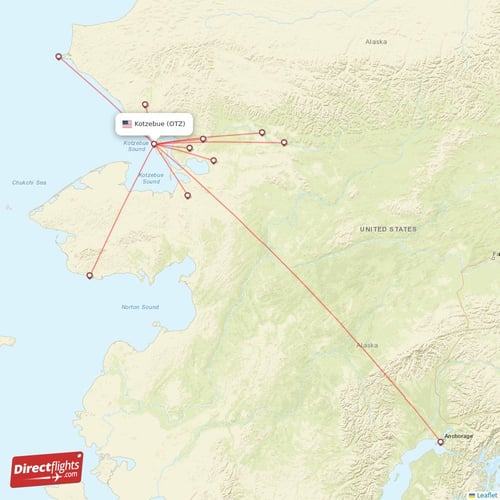 Direct flights to Fairbanks FAI, USA
