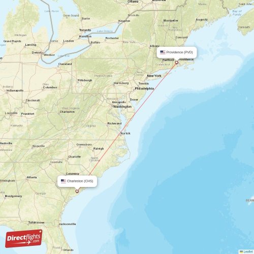 Direct flights from Providence to Charleston, PVD to CHS nonstop