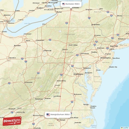 Direct flights from Raleigh/Durham to New York, RDU to JFK nonstop