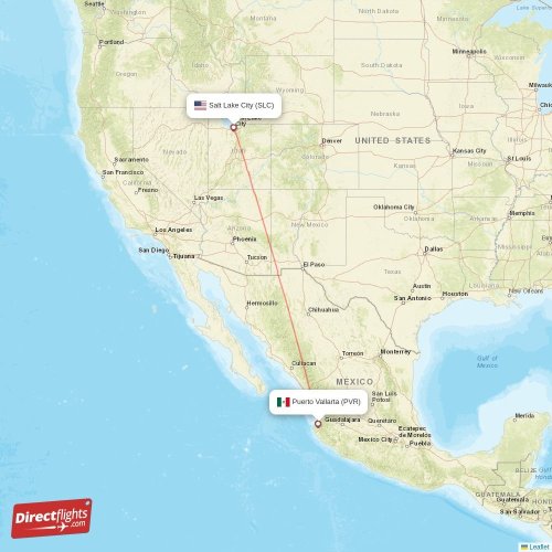 Direct flights from Salt Lake City to Puerto Vallarta, SLC to PVR non