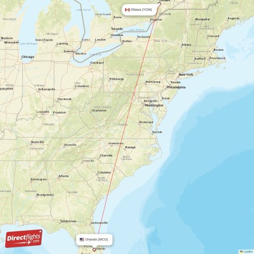 Direct flights from Ottawa to Fort Myers, YOW to RSW nonstop