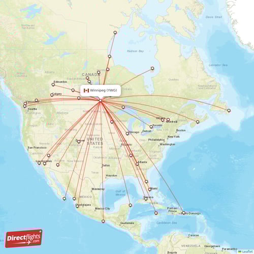 Direct flights from Ottawa 36 destinations YOW, Canada