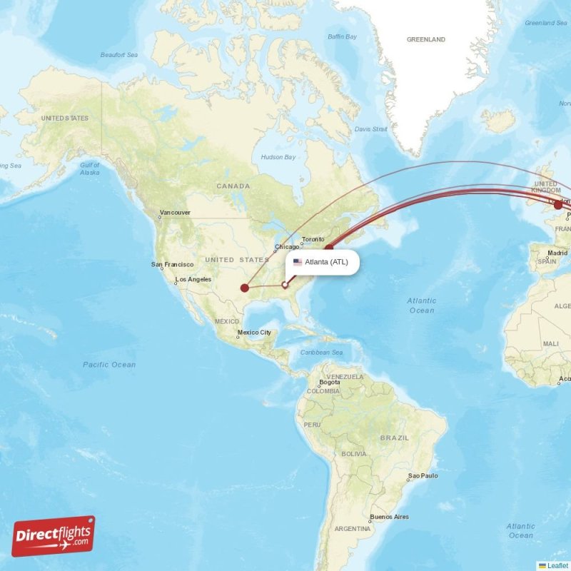 Direct flights from Atlanta to Istanbul, ATL to IST nonstop
