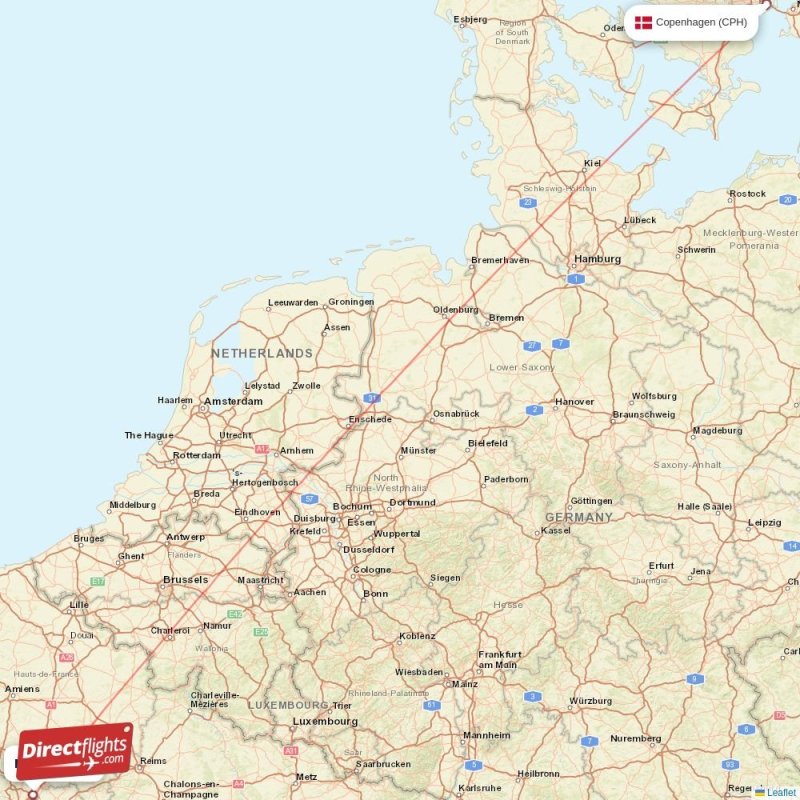 Direct flights from Copenhagen 178 destinations CPH, Denmark
