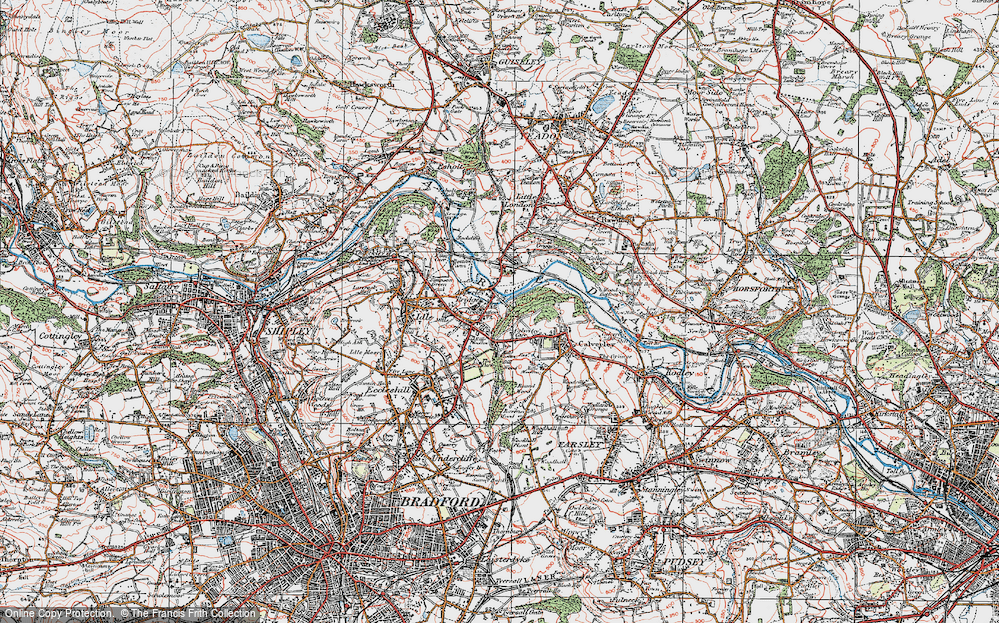 Old Maps of Apperley Bridge, Yorkshire Francis Frith