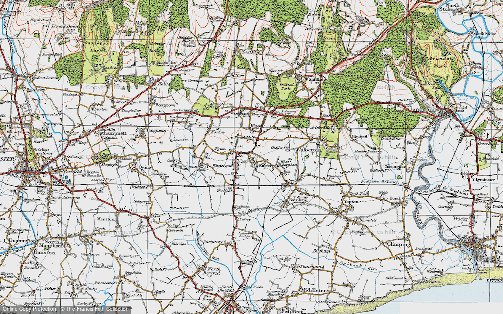 Old Maps of Eastergate, Sussex Francis Frith